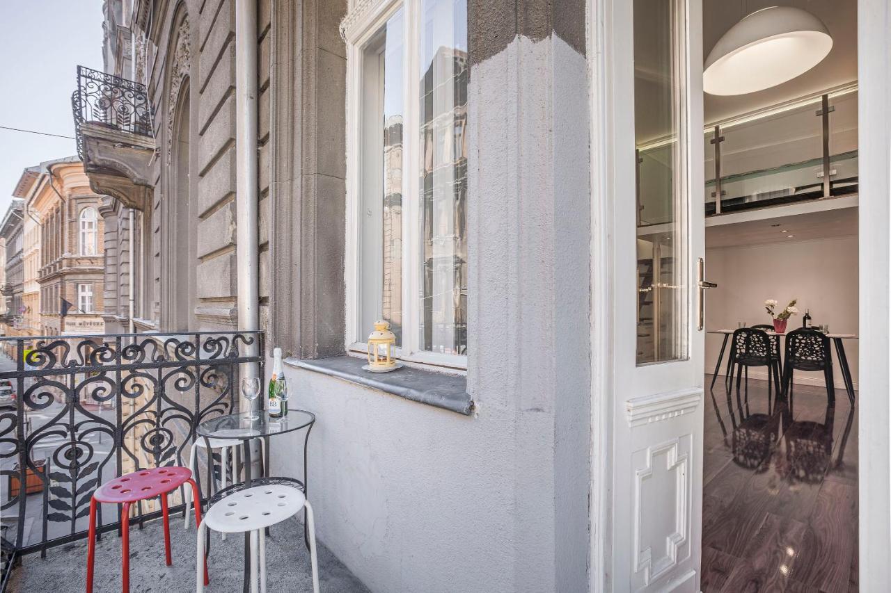 Luxury Art Deco Flat / Big Balcony Lägenhet Budapest Exteriör bild