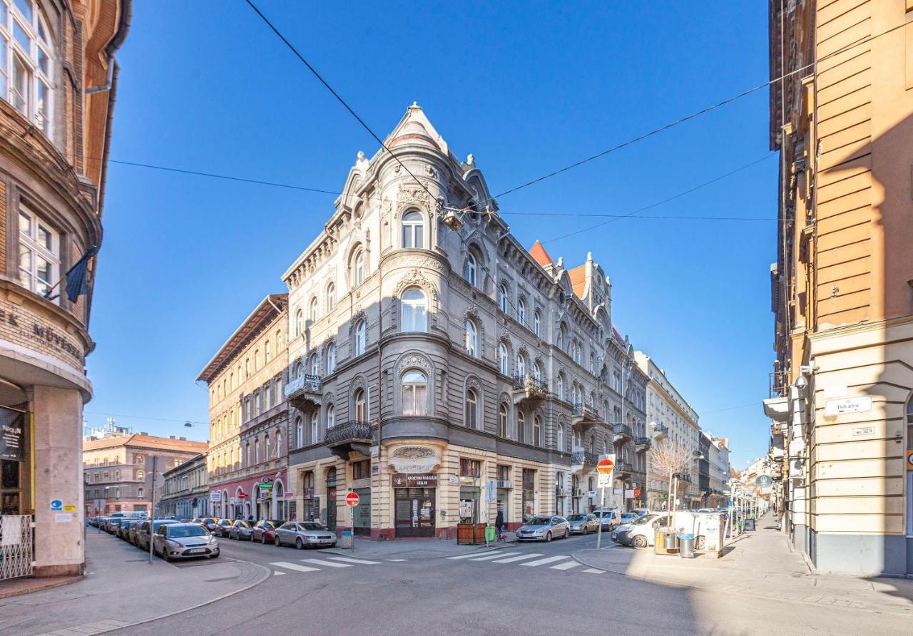Luxury Art Deco Flat / Big Balcony Lägenhet Budapest Exteriör bild