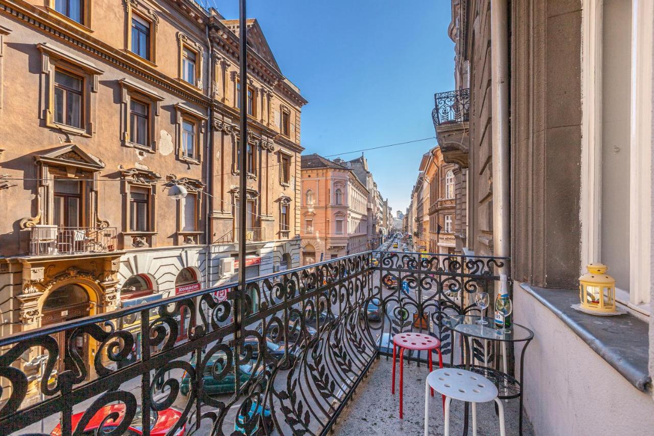 Luxury Art Deco Flat / Big Balcony Lägenhet Budapest Exteriör bild