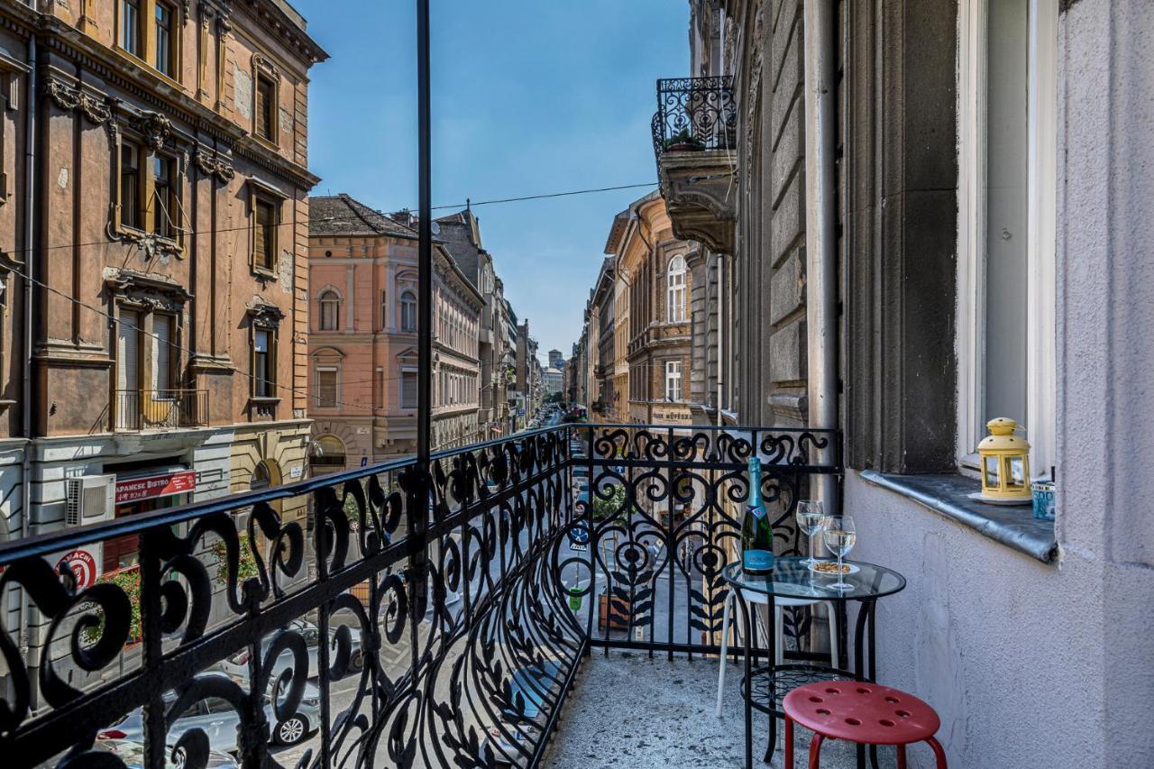 Luxury Art Deco Flat / Big Balcony Lägenhet Budapest Exteriör bild